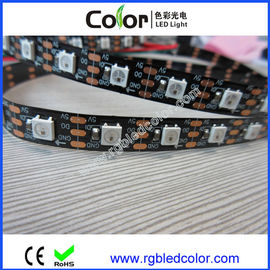 China 60led per meter black and white pcb apa104 led strip supplier