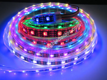 China IP65 waterproof half silicone tube led strip sk9822 supplier