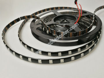 China ws2813b black pcb magic strip with the soldering pad on the back supplier