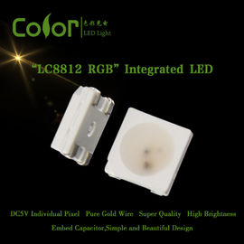 China DC5V 60mA High Brightness 5050 Digital RGB ED Chip LC8812 supplier