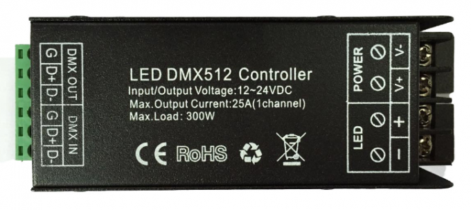 DMX512 LED decoder 1channel for single color