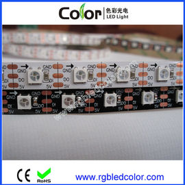 China 10/12mm white/black pcb DC5V digital rgb apa104 strip 30 48 60 72 144led/m supplier