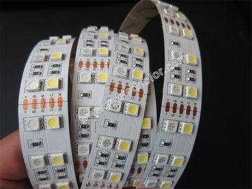 China 120led/m double row 5050 rgb+w cct dimmable strip supplier