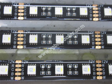 China IP65 waterproof black pcb rgbw led strip supplier