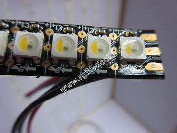 China rgb ww led strip with connector on the back of the strip supplier