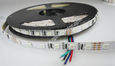 China dc24v 60led 14.4w 5050 rgb constant current flexible led strip light supplier