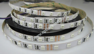 China DC24V 60LED/M 10MM PCB 5050 RGB Multicolor Constant Current Flex LED Strip Light supplier