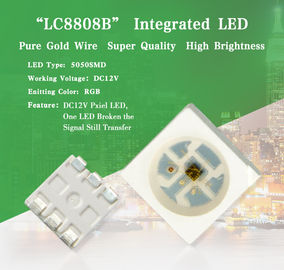 White Facial Copper Frame Dream Color 5050 6PIN LED LC8808 Pixel Kits
