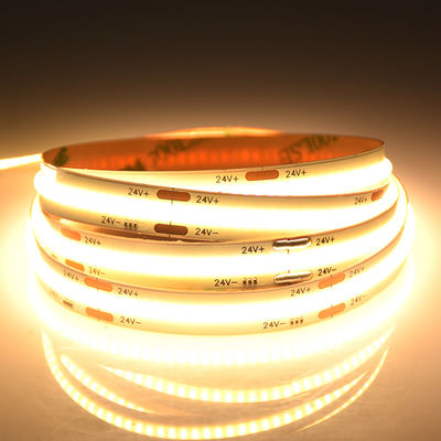 buy Cuttable new cob strip New design flexible 2700k warm white DC 24V 12V COB led strip lighting online manufacture