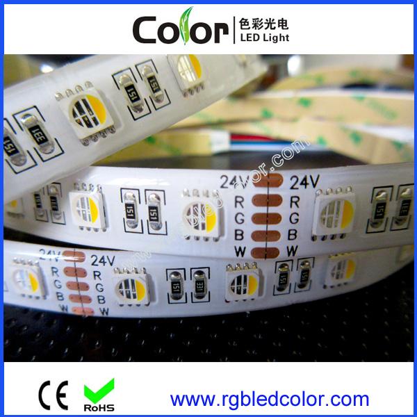 24V rgb and yellow four color chips inside one smd led strips