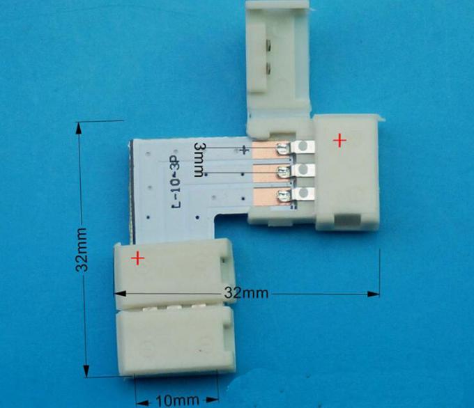 Led Digital Connector Solderless 3pin led connector for apa104 ws2811 digital led strip